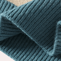 Geometric Design Relaxed Fit Knit Sweater