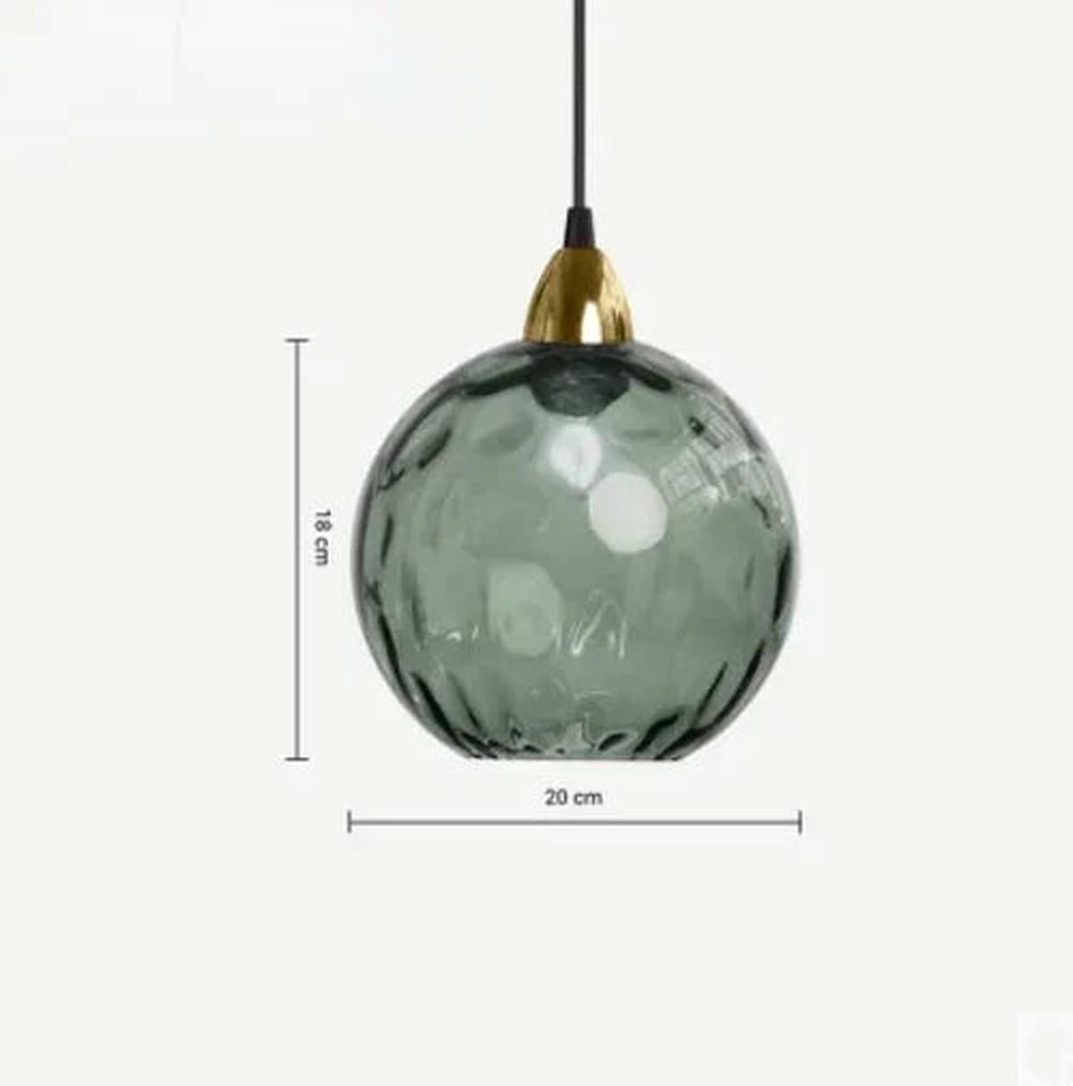 Glass Pendant Light With Ambient Glow
