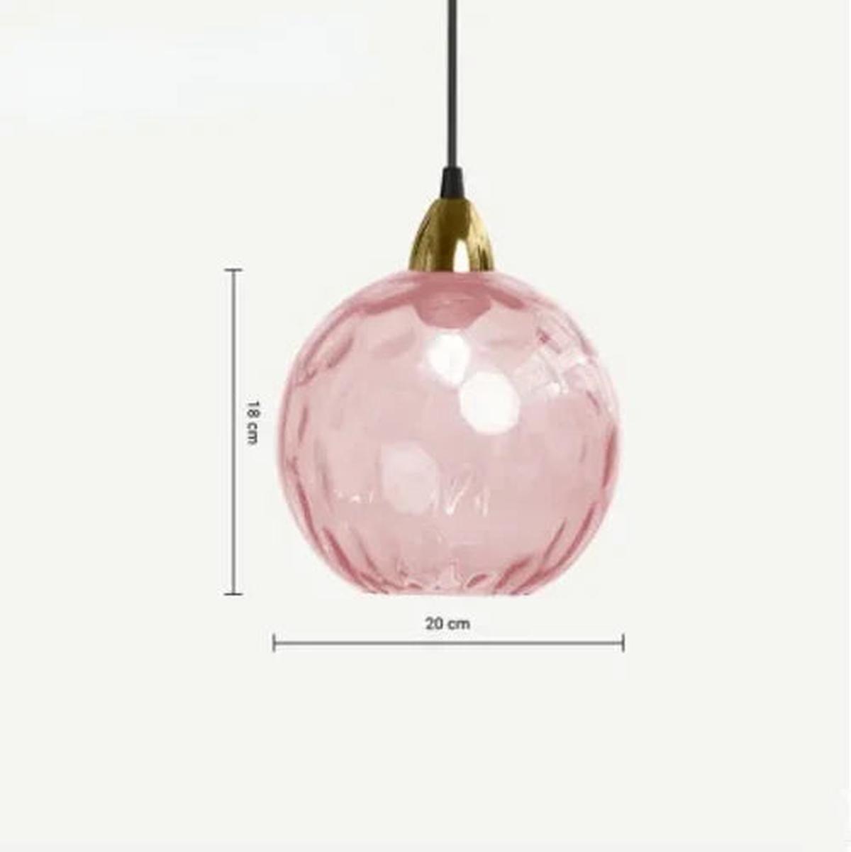 Glass Pendant Light With Ambient Glow