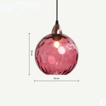 Glass Pendant Light With Ambient Glow