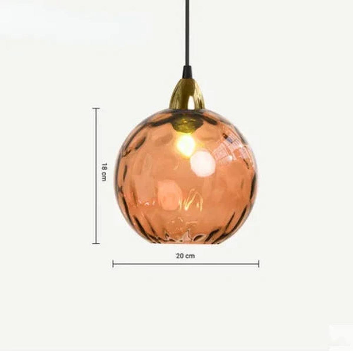 Glass Pendant Light With Ambient Glow