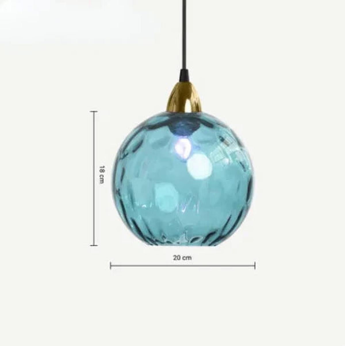 Glass Pendant Light With Ambient Glow