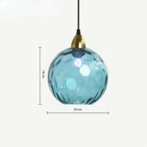 Glass Pendant Light With Ambient Glow