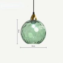 Glass Pendant Light With Ambient Glow
