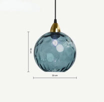 Glass Pendant Light With Ambient Glow