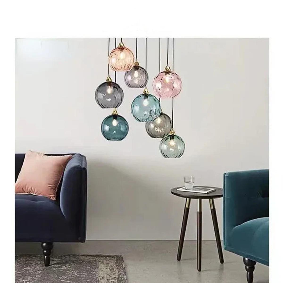 Glass Pendant Light With Ambient Glow