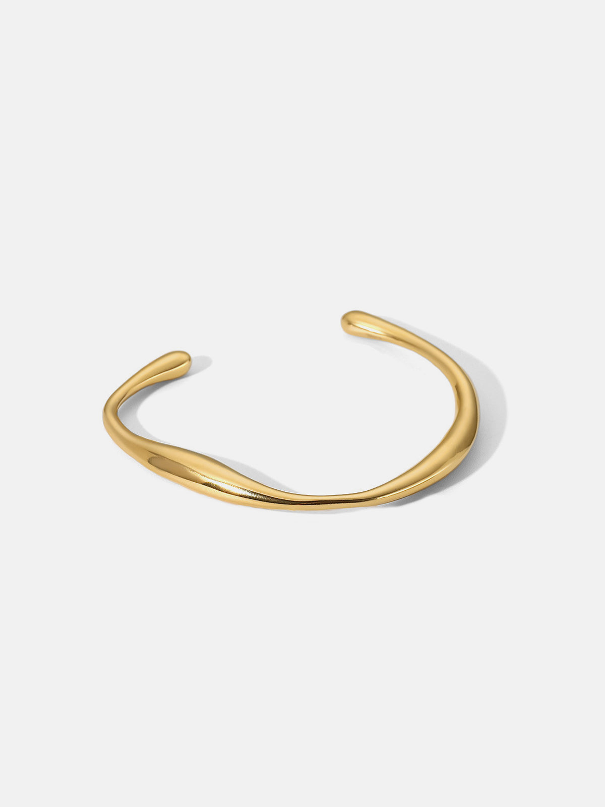 Gold Plated Solid Bracelet