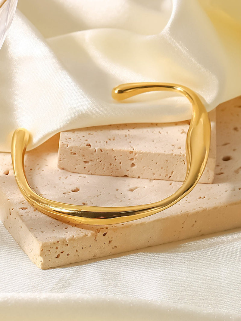 Gold Plated Solid Bracelet