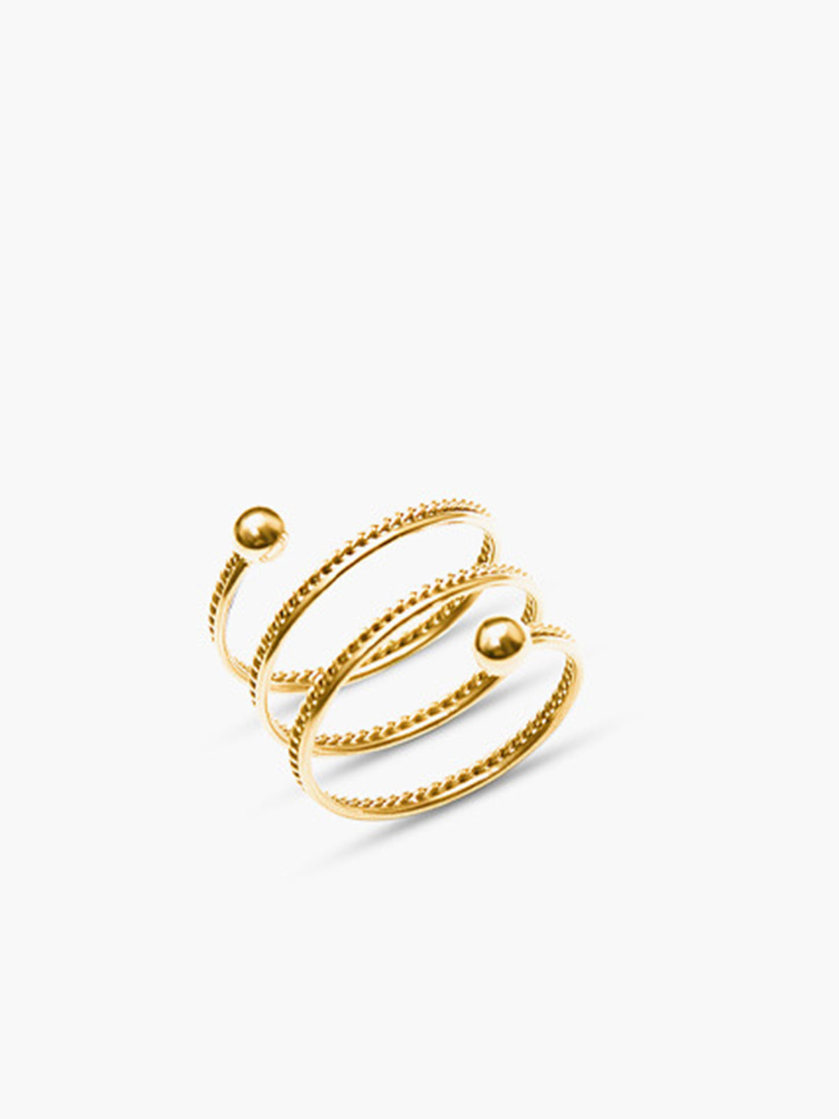 Gold Plated Spring Ring