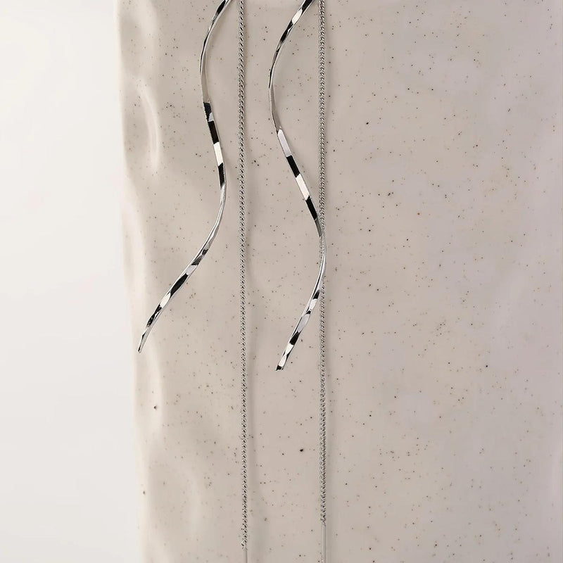 Gold Silver Geometric Stud Earrings