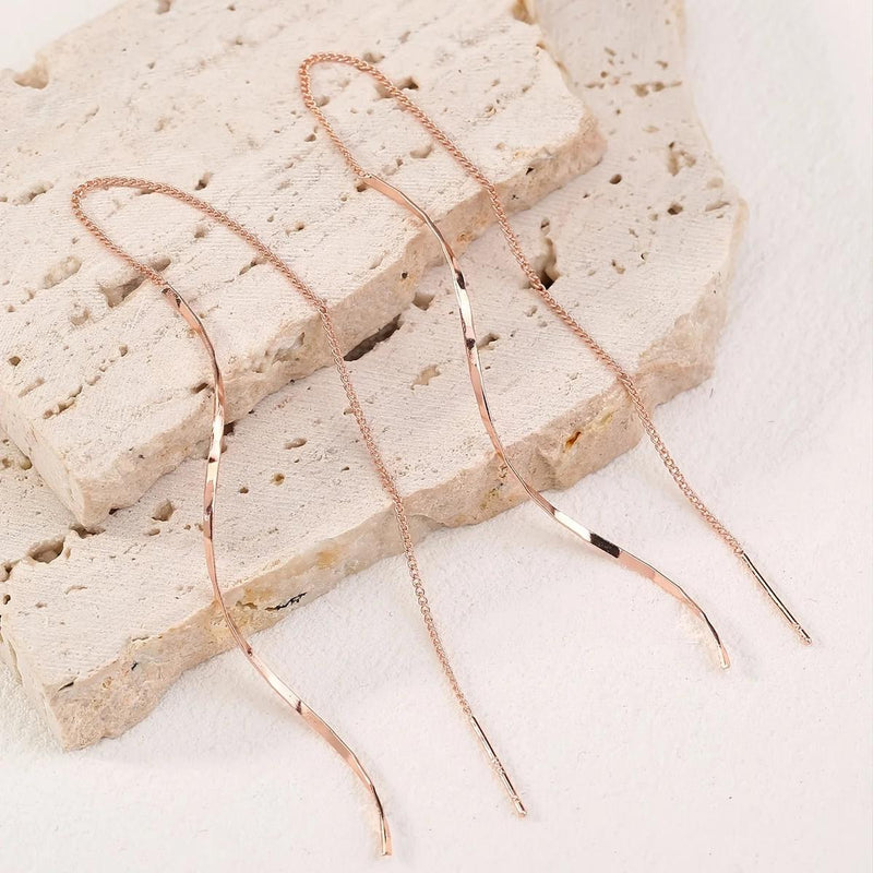 Gold Silver Geometric Stud Earrings