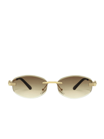Gold-Tone Gradient Sunglasses