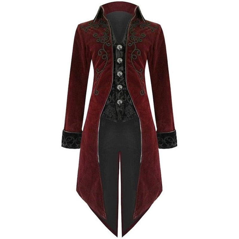 Gothic Renaissance Style Tailcoat For Men