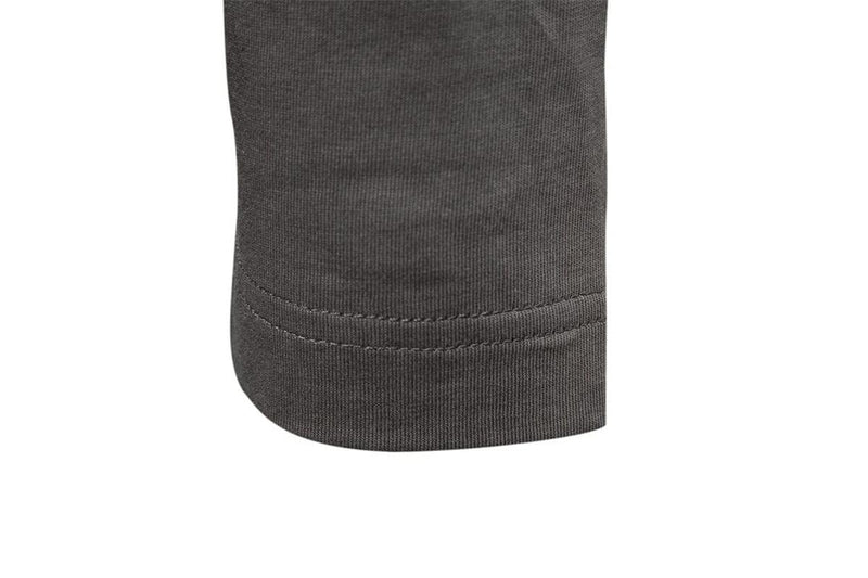 Half-Zip Long Sleeve Polo Shirt With Structured Collar