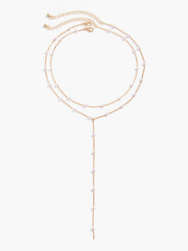Handcrafted Gold-Plated Pearl Necklace