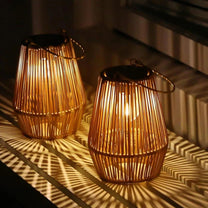 Handmade Waterproof Solar Garden Lantern - TerraGlow