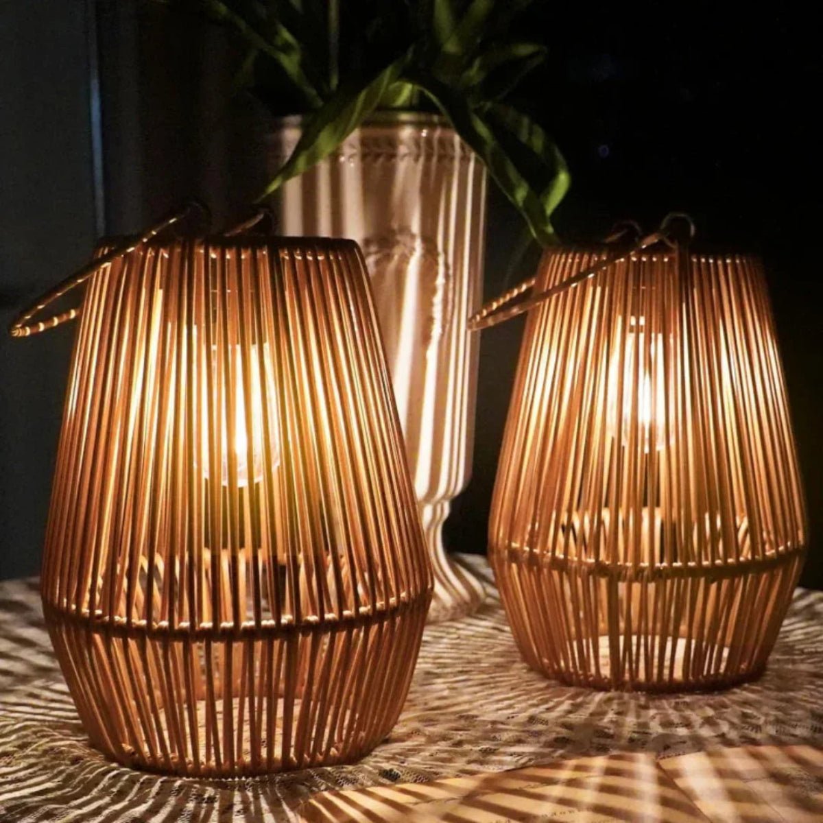 Handmade Waterproof Solar Garden Lantern - TerraGlow