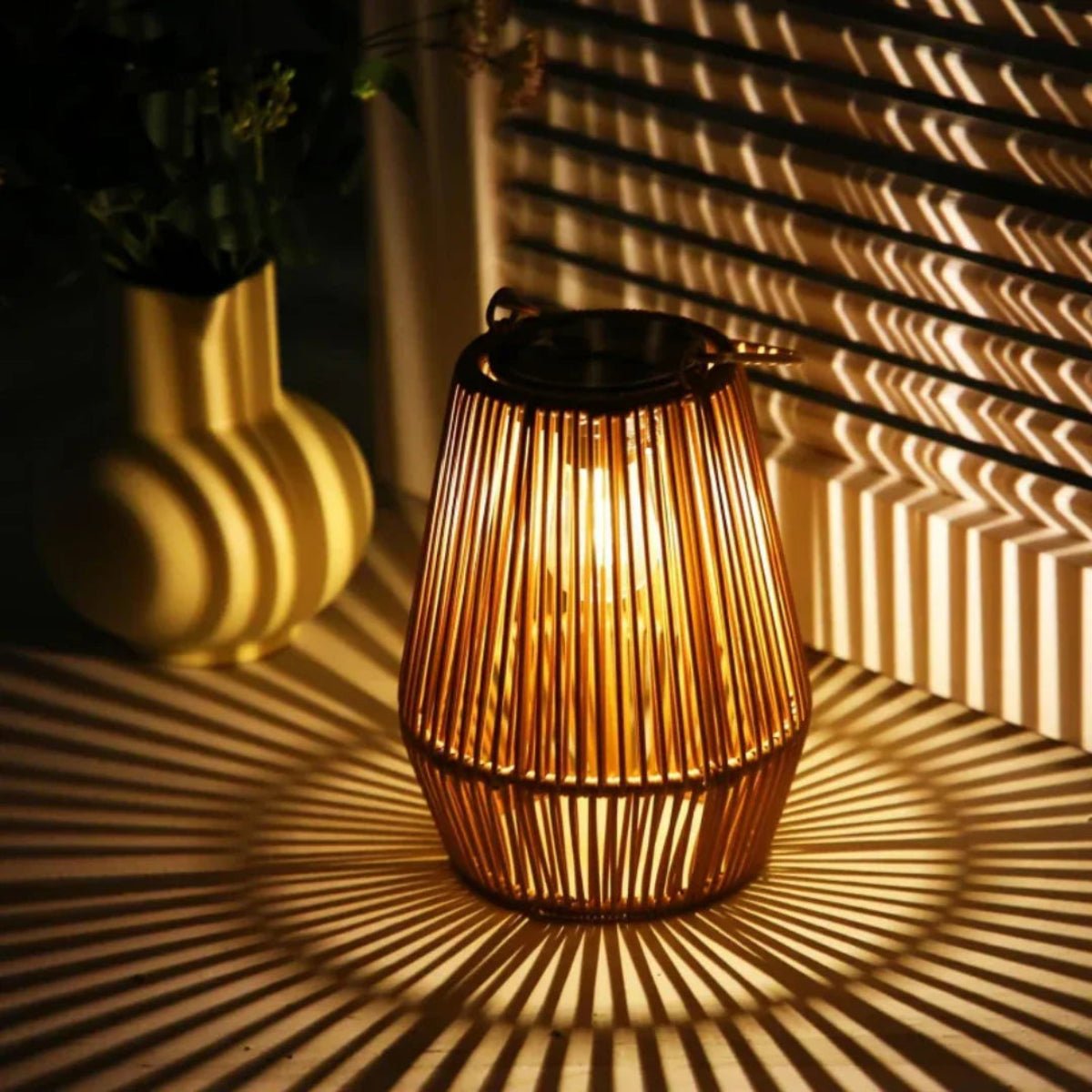Handmade Waterproof Solar Garden Lantern - TerraGlow