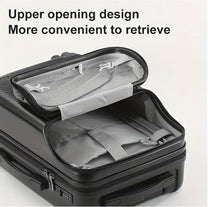 Hard Shell Cabin Luggage With Cup Holder, USB Ports And TSA Lock