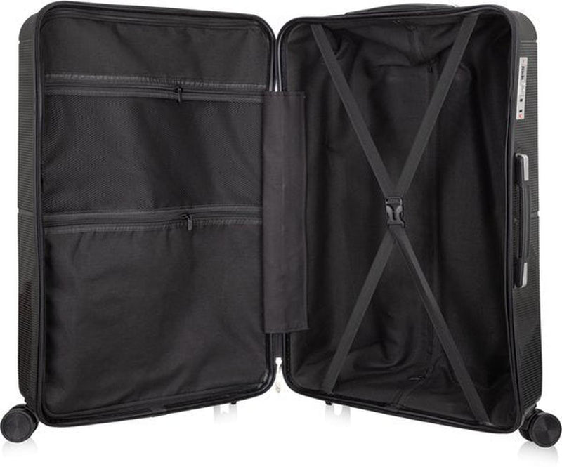Hard Shell Cabin Suitcase With TSA Lock And 360° Spinner Wheels