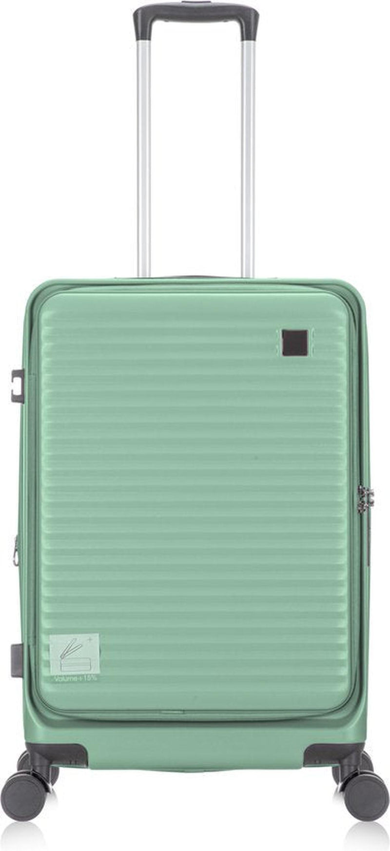 Hard-Shell Suitcase With Laptop Compartment And Expandable Storage