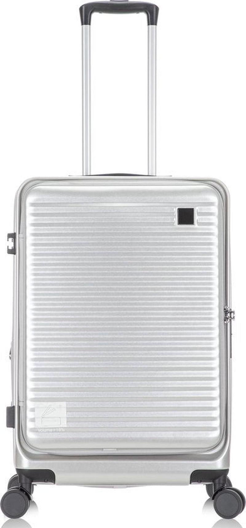 Hard-Shell Suitcase With Laptop Compartment And Expandable Storage
