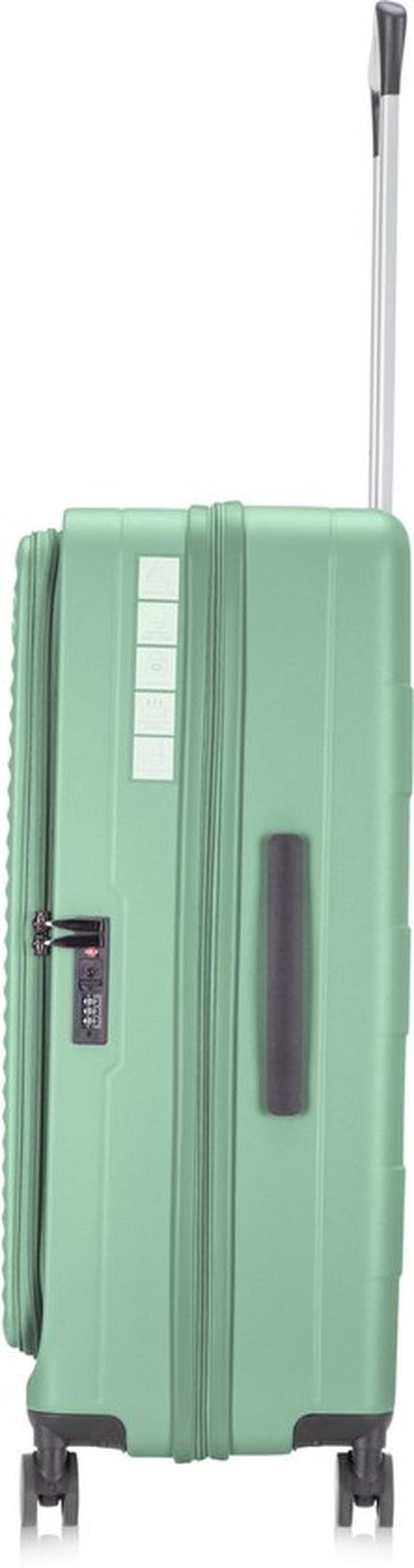 Hard-Shell Suitcase With Laptop Compartment And Expandable Storage