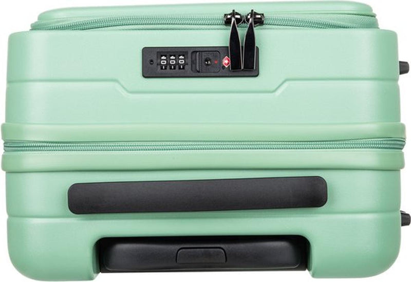 Hard-Shell Suitcase With Laptop Compartment And Expandable Storage