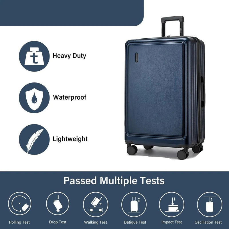 Hard-Shell Suitcase With TSA Lock And 360° Spinner Wheels