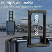 Hard-Shell Suitcase With TSA Lock And 360° Spinner Wheels