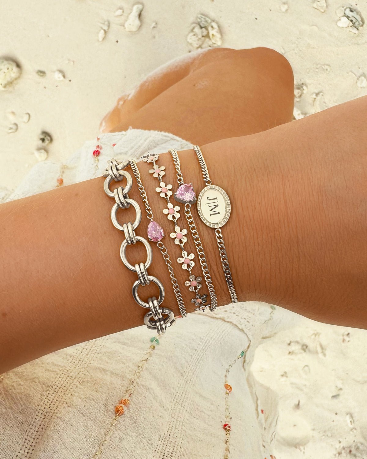 Heart Birthstone Bracelet With Jewelry Box