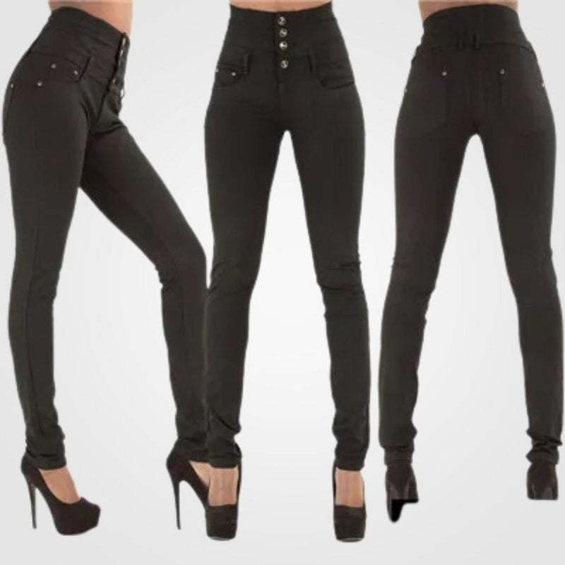 High-Waisted Comfortable Jeans for Flattering Fit