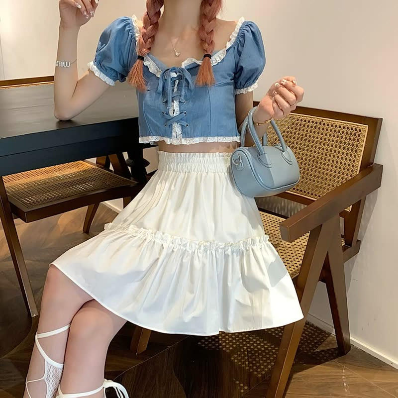 High-Waisted Skirt For Women
