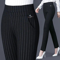 High-Waisted Stretch Leggings With Faux Pocket