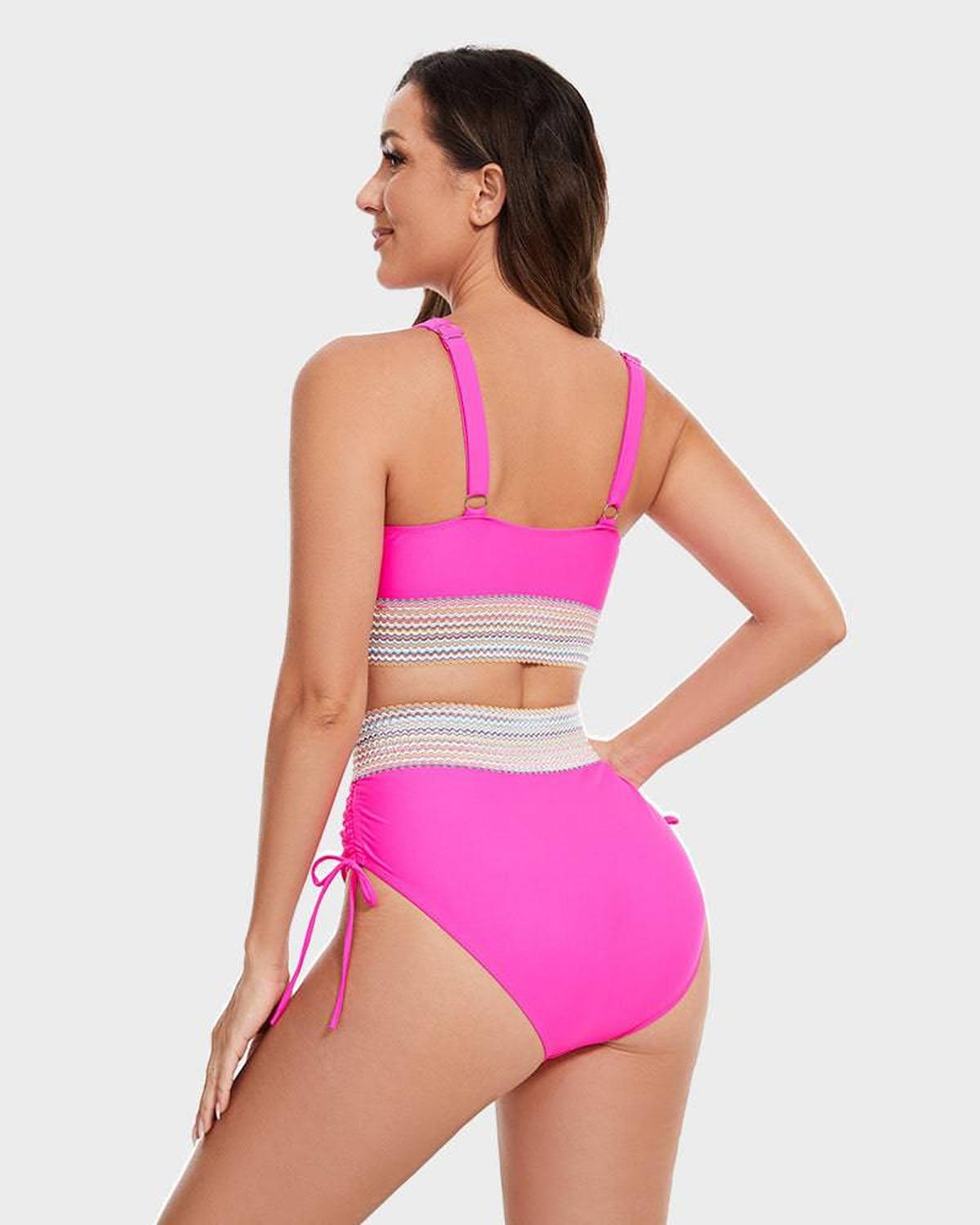 High-Waisted Tummy Control Bikini Set