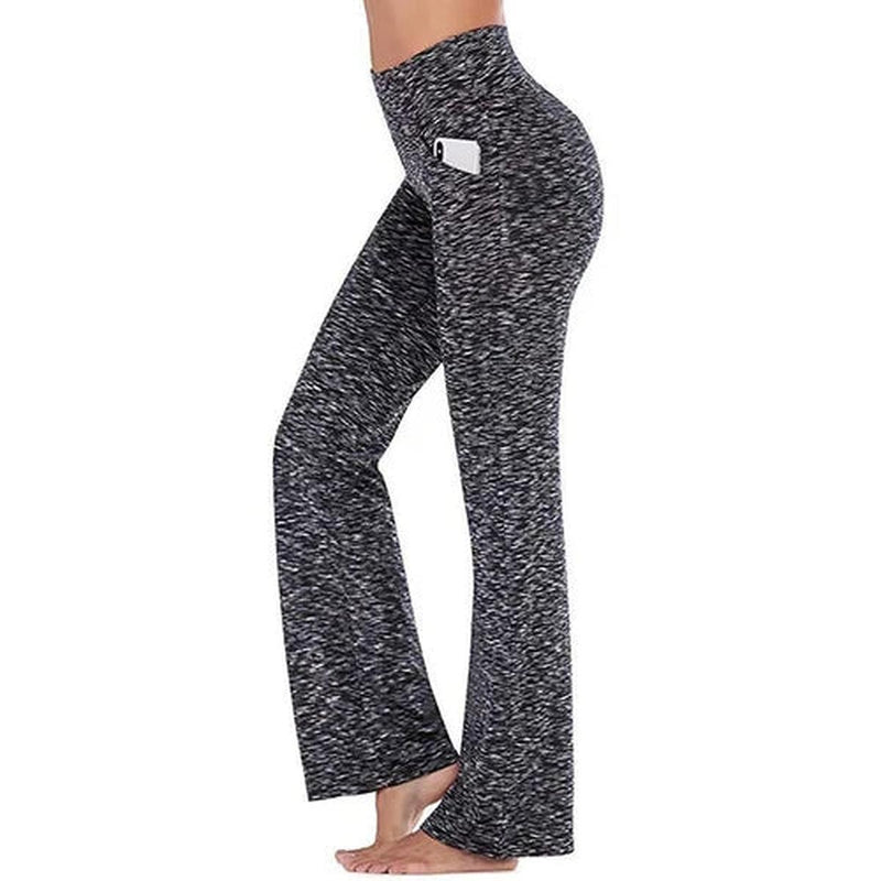 High-Waisted Yoga Trousers With Side Pocket