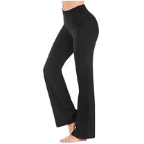 High-Waisted Yoga Trousers With Side Pocket