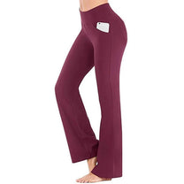 High-Waisted Yoga Trousers With Side Pocket