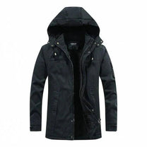 Hooded Casual Mid-Length Coat for Men