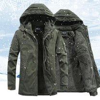 Hooded Casual Mid-Length Coat for Men