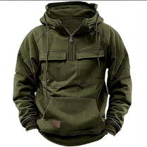 Hooded PU Leather Jacket For Men