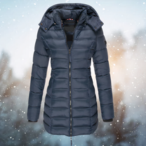 Hooded Winter Parka With Mid-Length Design