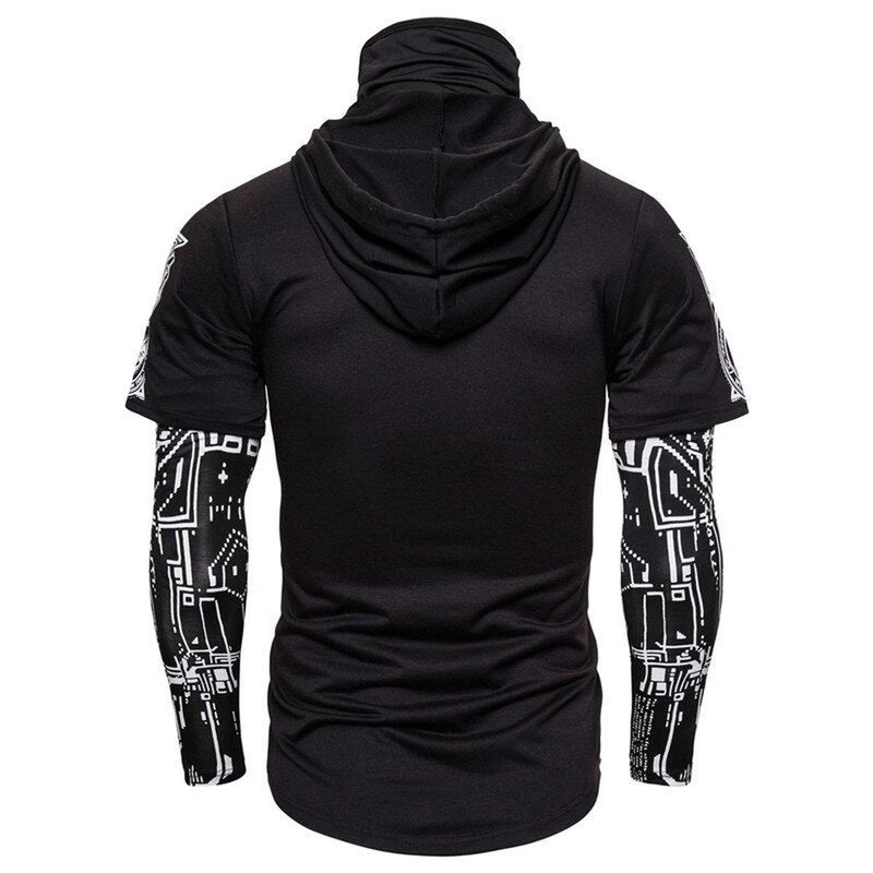 Hoodie With Integrated Face Mask For Outdoor Sports