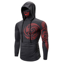 Hoodie With Integrated Face Mask For Outdoor Sports