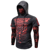 Hoodie With Integrated Face Mask For Outdoor Sports
