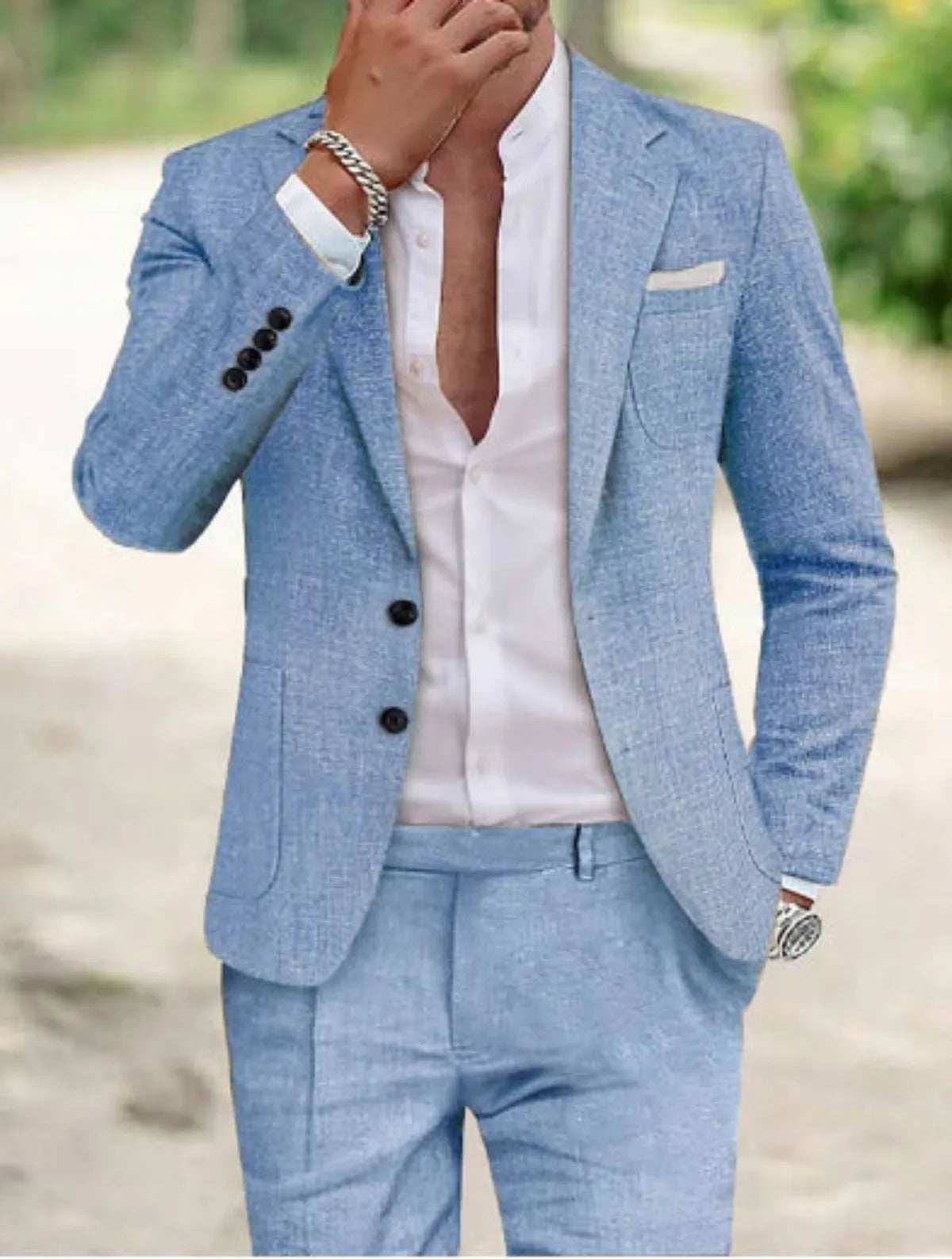 Hugo Breathable Linen Suit