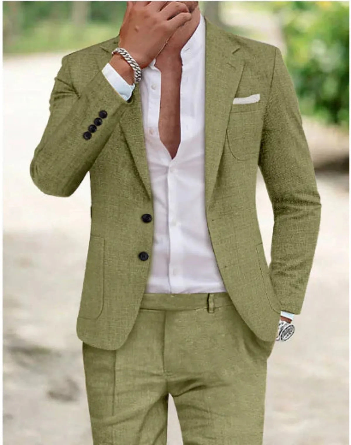 Hugo Breathable Linen Suit