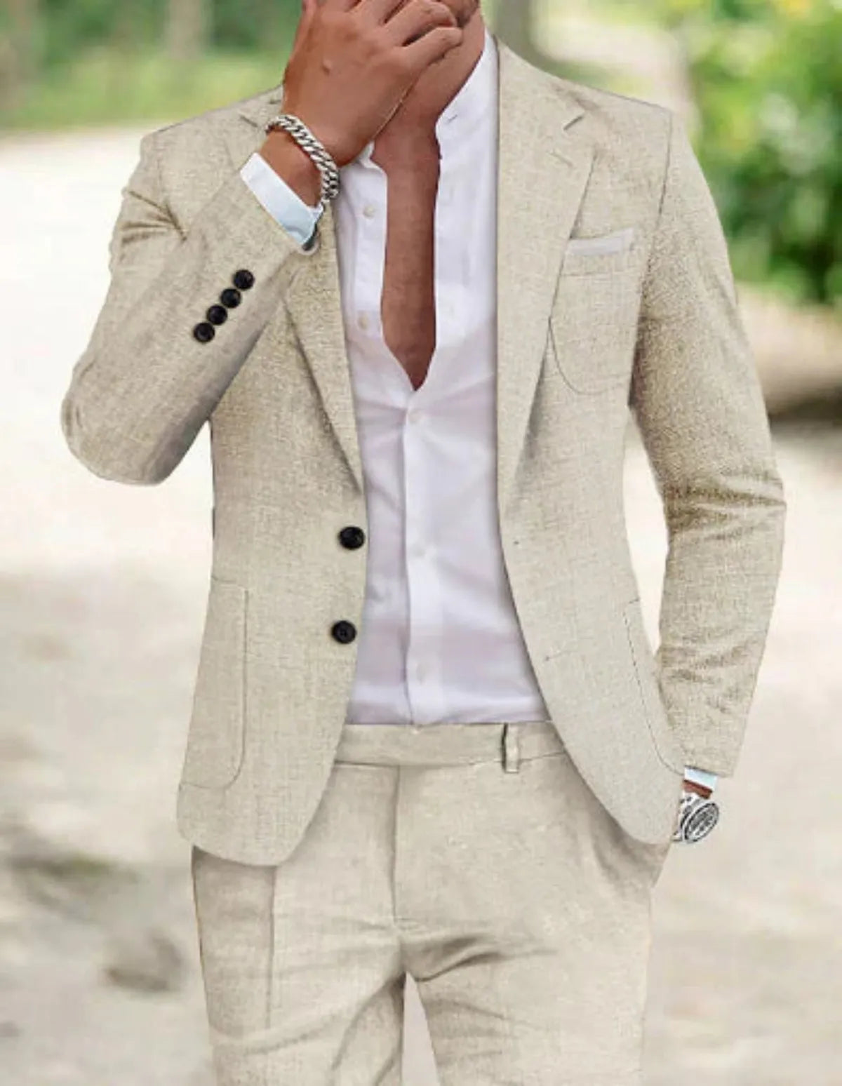 Hugo Breathable Linen Suit
