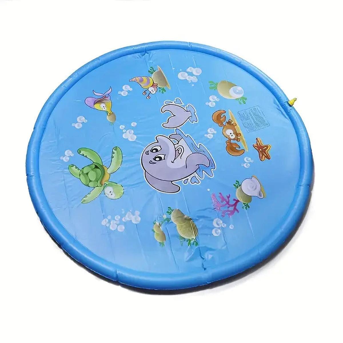 Inflatable Water Play Mat For Kids With Sprinklers