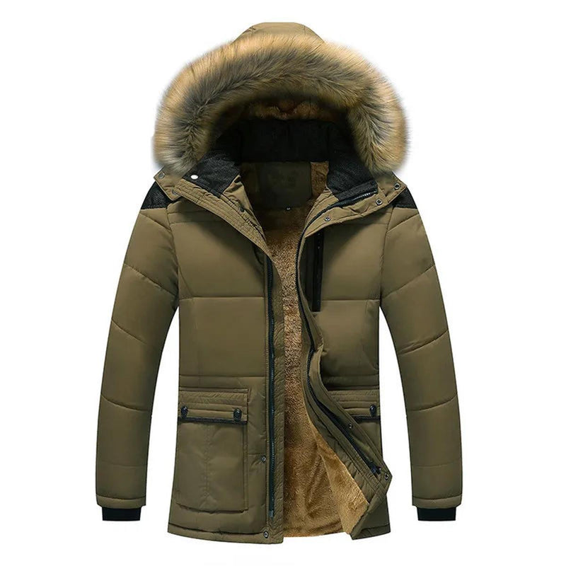 Insulated Hooded Puffer Jacket For Men